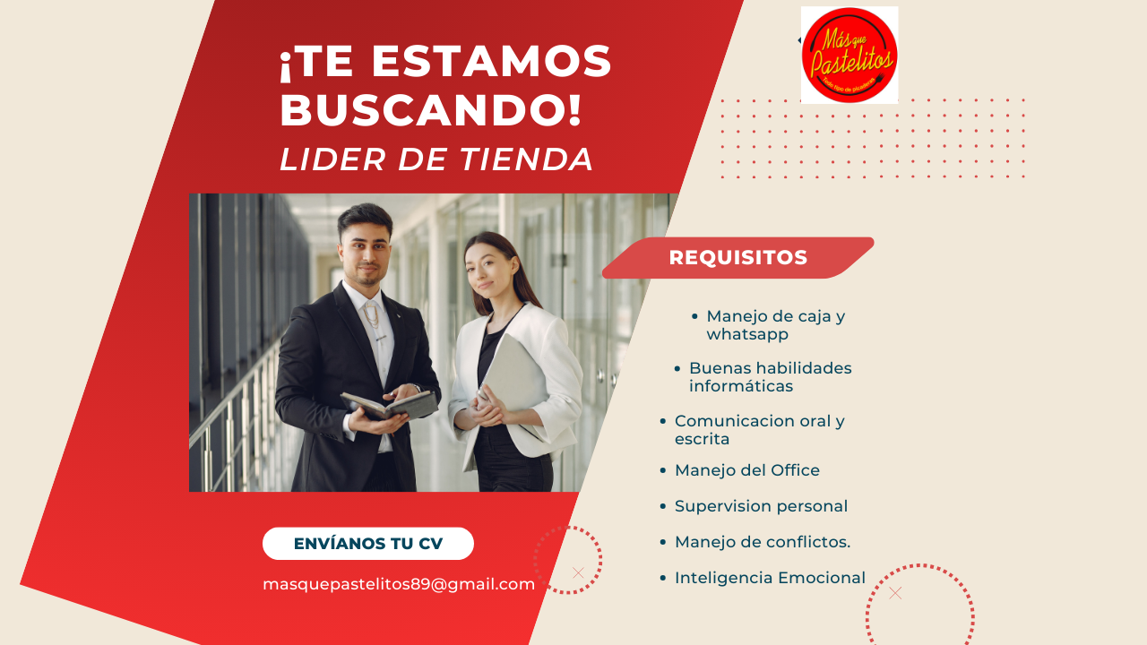 empleos disponibles - Lider de Servicios 0