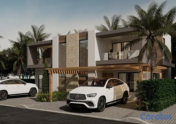 casas vacacionales y villas - Villas en Punta Cana 2 y 3 hab desde US$140,000 cerca de playas 4