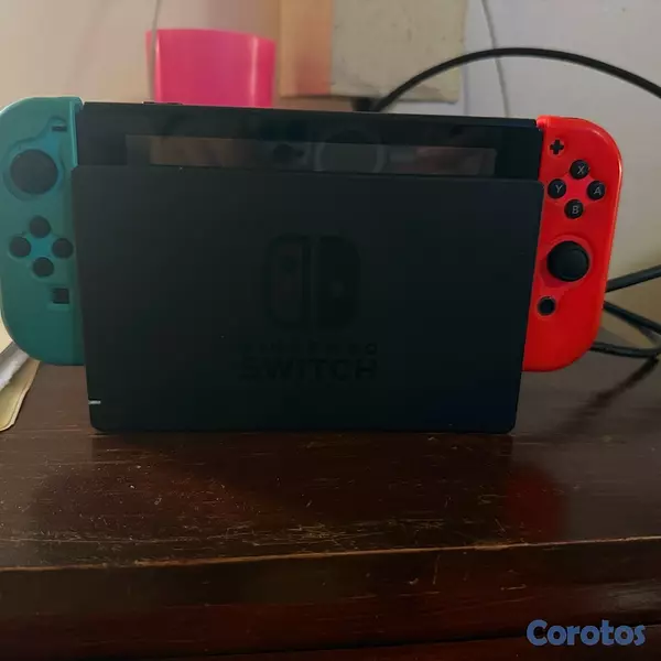 consolas y videojuegos - Nintendo Switch Completa + Mario Kart + Mario Odyssey 3