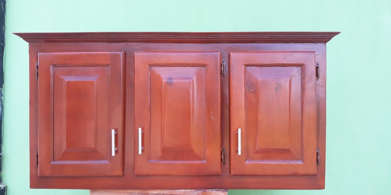 cocina - Gabinetes pequeño de tres puertas para cocina  0