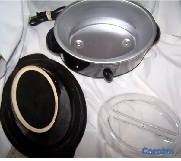 electrodomesticos - Olla de cocción lenta la original Crock-Pot Double Dipper 5