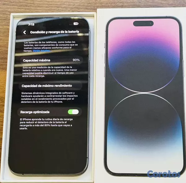 celulares y tabletas - 📱 iPhone 14 Pro Max 256GB Deep Purple (Desbloquead 4