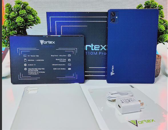 celulares y tabletas - VORTEX T10M PRO (64GB, 10.1", 4GB RAM, 4G LTE, COVER) 0