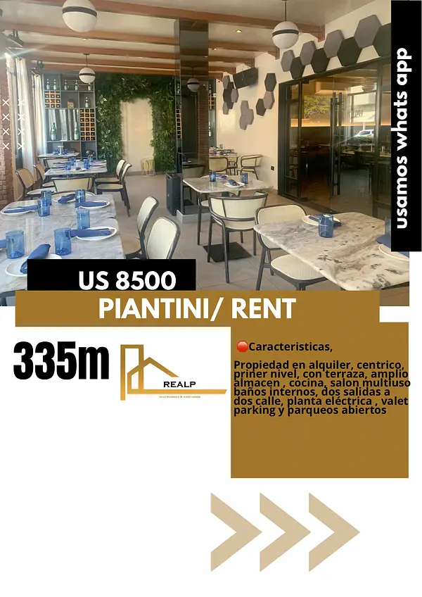 oficinas y locales comerciales - Local en Piantini 1