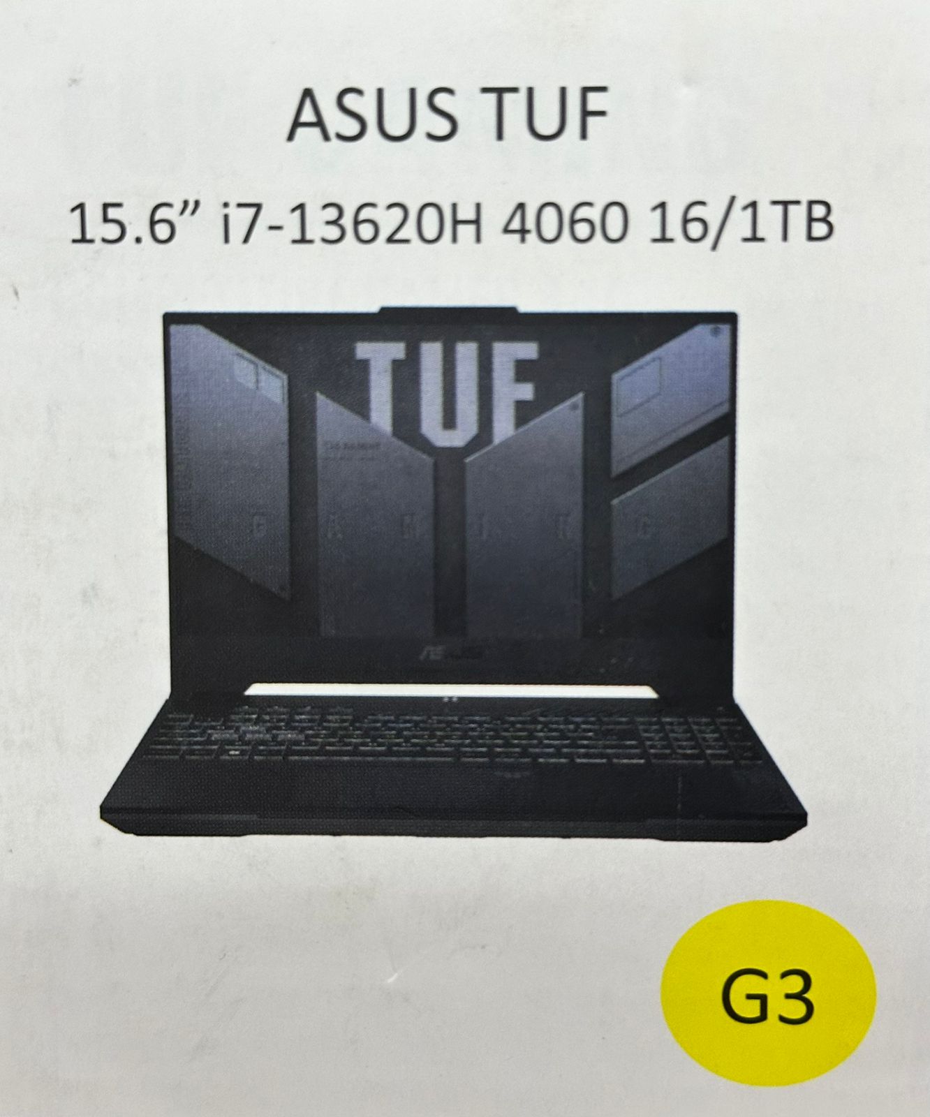 computadoras y laptops - ASUS  TUF GAMING F15 1TB + 16GB RTX4060 I7-13VA 1