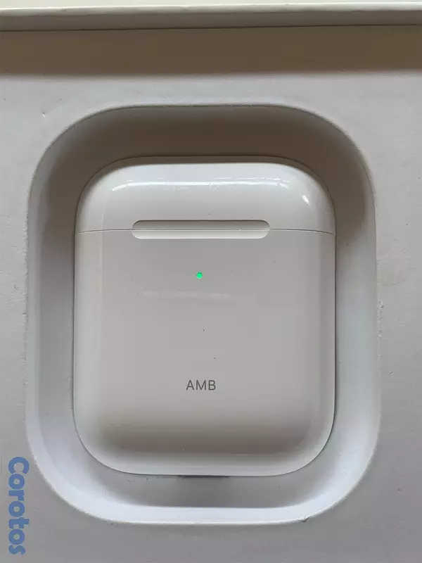 camaras y audio - Cargador de AirPods case cajita estuche de carga wireless inalámbrico original 3