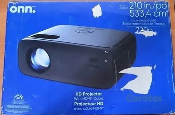 tv - Proyector Onn LCD Home Theater Resolución 720 P 3