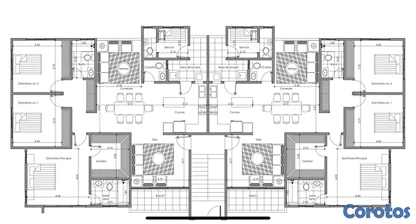 apartamentos - Venta de Apartamento en San Fran en Urb. Privada 4