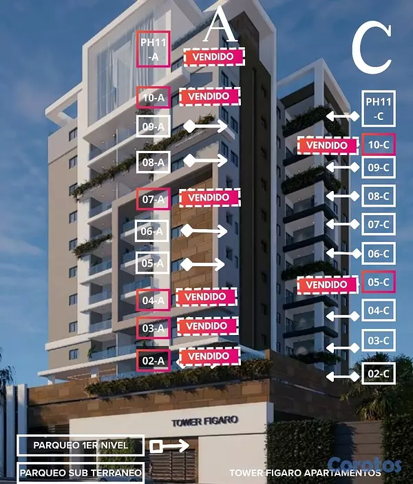 apartamentos - Tower F: Elegancia y confort en las alturas 4