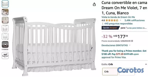 muebles - Cuna Dream On Me
 8