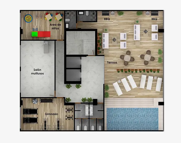 apartamentos - Apartamentos en Evaristo Morales Proximo a la Winston Churchill  2