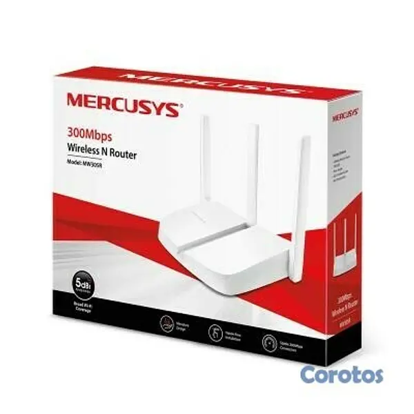 computadoras y laptops - ROUSTER MERCUSYS MW306R 3 ANTENAS  DE ALTA EFICINCIA EN SUS Conexiones 
 2