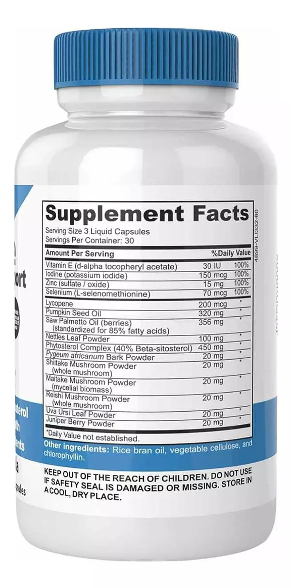 Salud y Equipamiento Médico - Soporte Prostata 60 capsulas Drformula 2