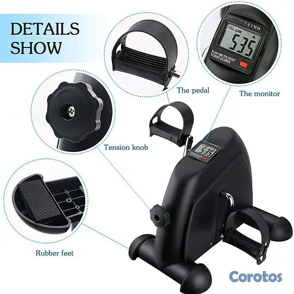 bicicletas y accesorios - MINI BICICLETA ESTÁTICA PORTÁTIL PARA EL HOGAR – RD$3,200

Práctica mini bicicle 4