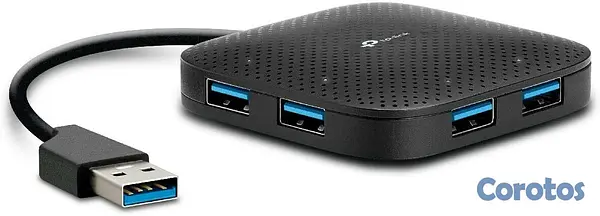 computadoras y laptops - Hub TP-LINK Portátil de 4 Puertos USB 3.0 UH400 3