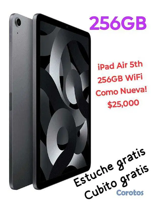 celulares y tabletas - iPad Air 5th Generación 256GB $25,000 3