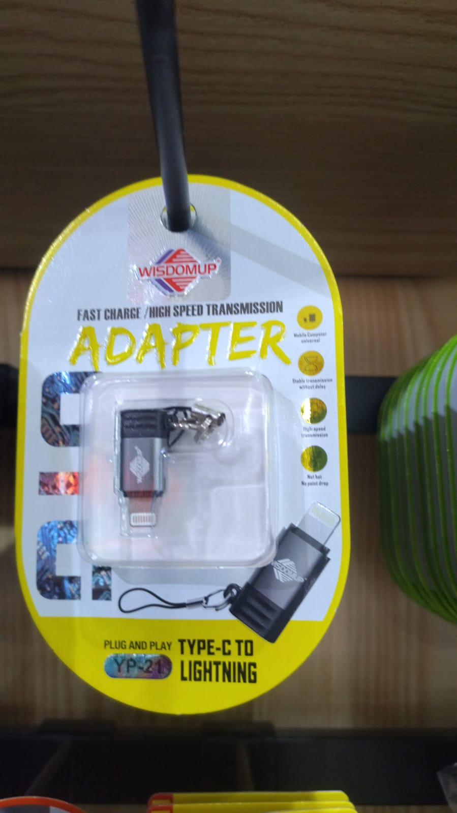 accesorios para electronica - ADAPTADOR OTG TYPE C TO LIGHTNING WISDOMUP YP21