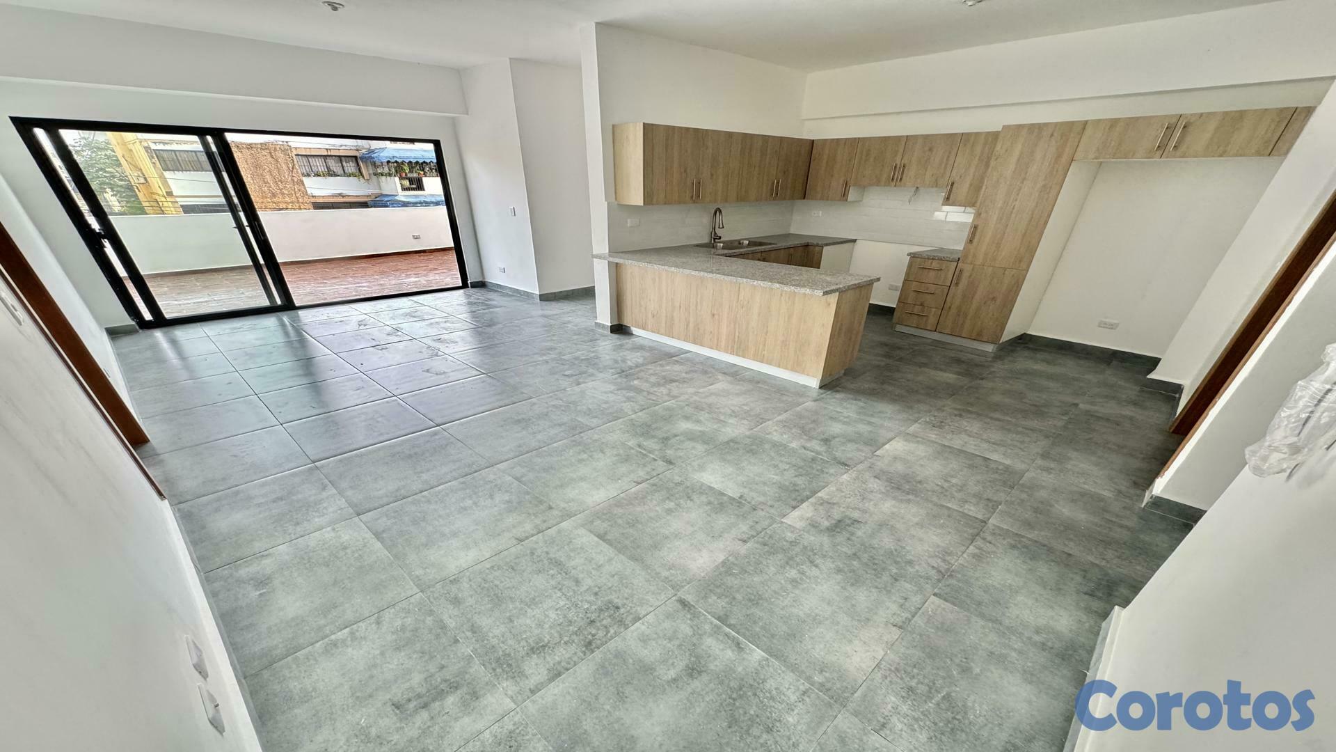 apartamentos - Apartamento Nuevo en Evaristo Morales 4