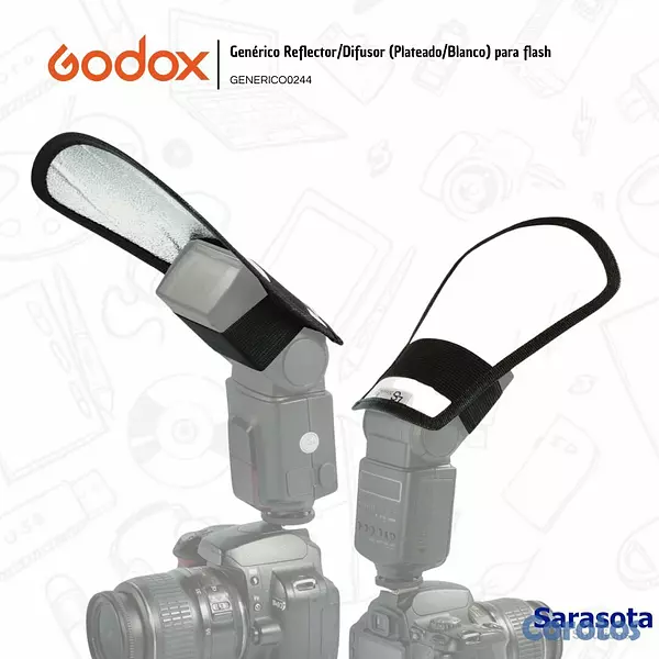 accesorios para electronica - Godox Modificador Reversible para Flash 2