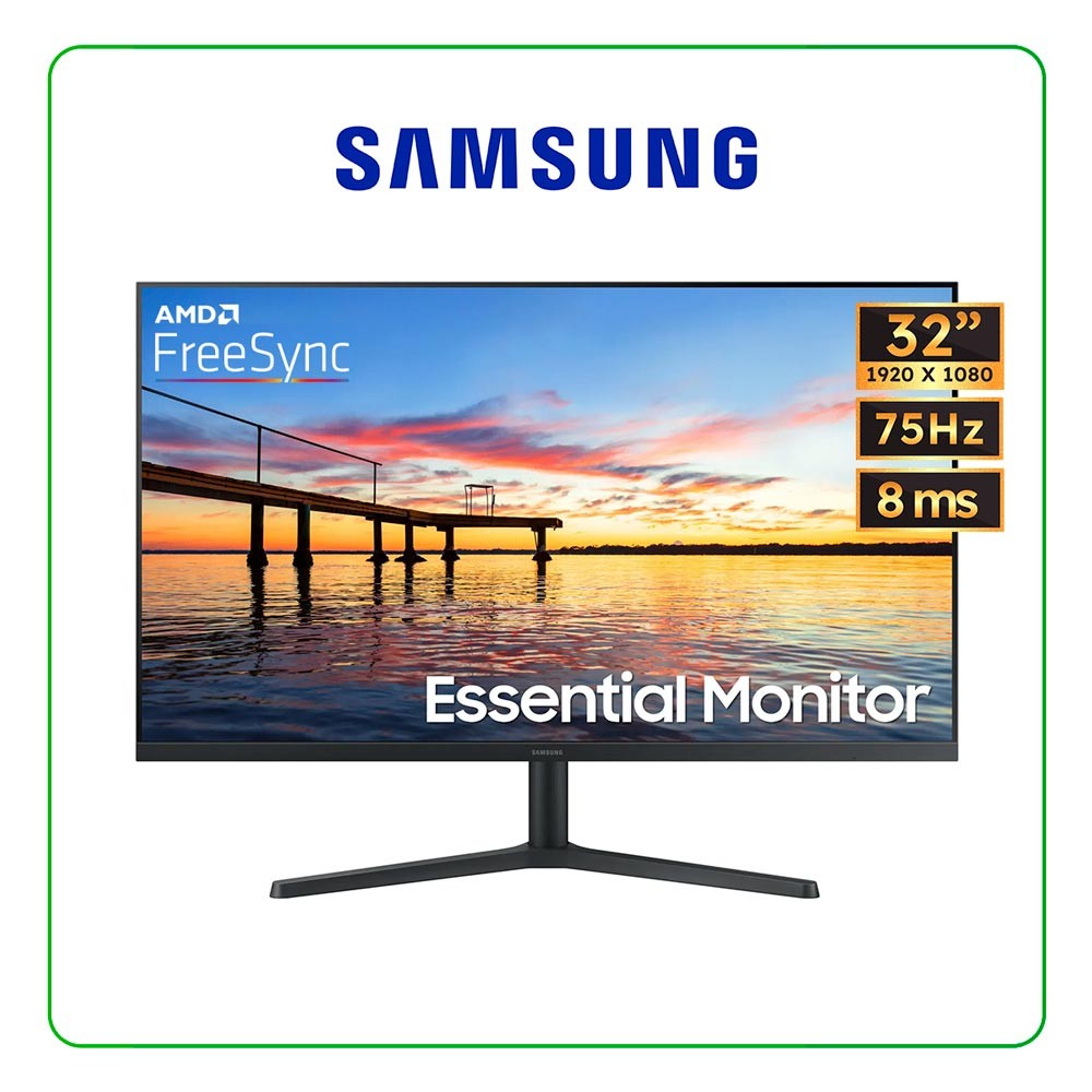computadoras y laptops - MONITOR SAMSUNG 32"  FHD (1,920 X 1,080), 75HZ, FLAT, 16:9, 8MS GTG, G-SYNC, 0