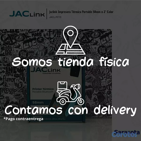 impresoras y scanners - Jaclink Impresora Térmica Portátil 58mm o 2" JACL- 2