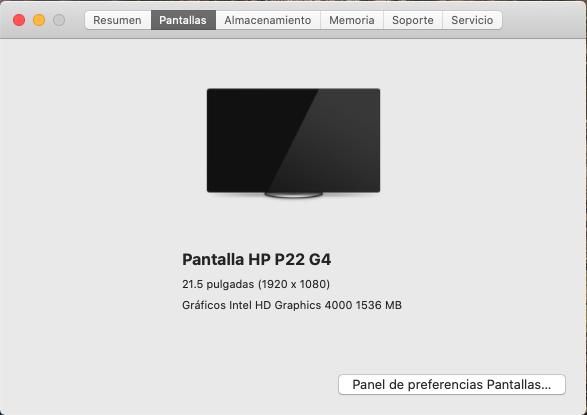 computadoras y laptops - Mac mini (Late 2012) + Monitor HP P22 G4 6
