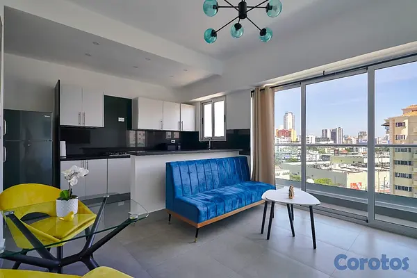 apartamentos - Apartamento Amueblado en Torre Elegante 3