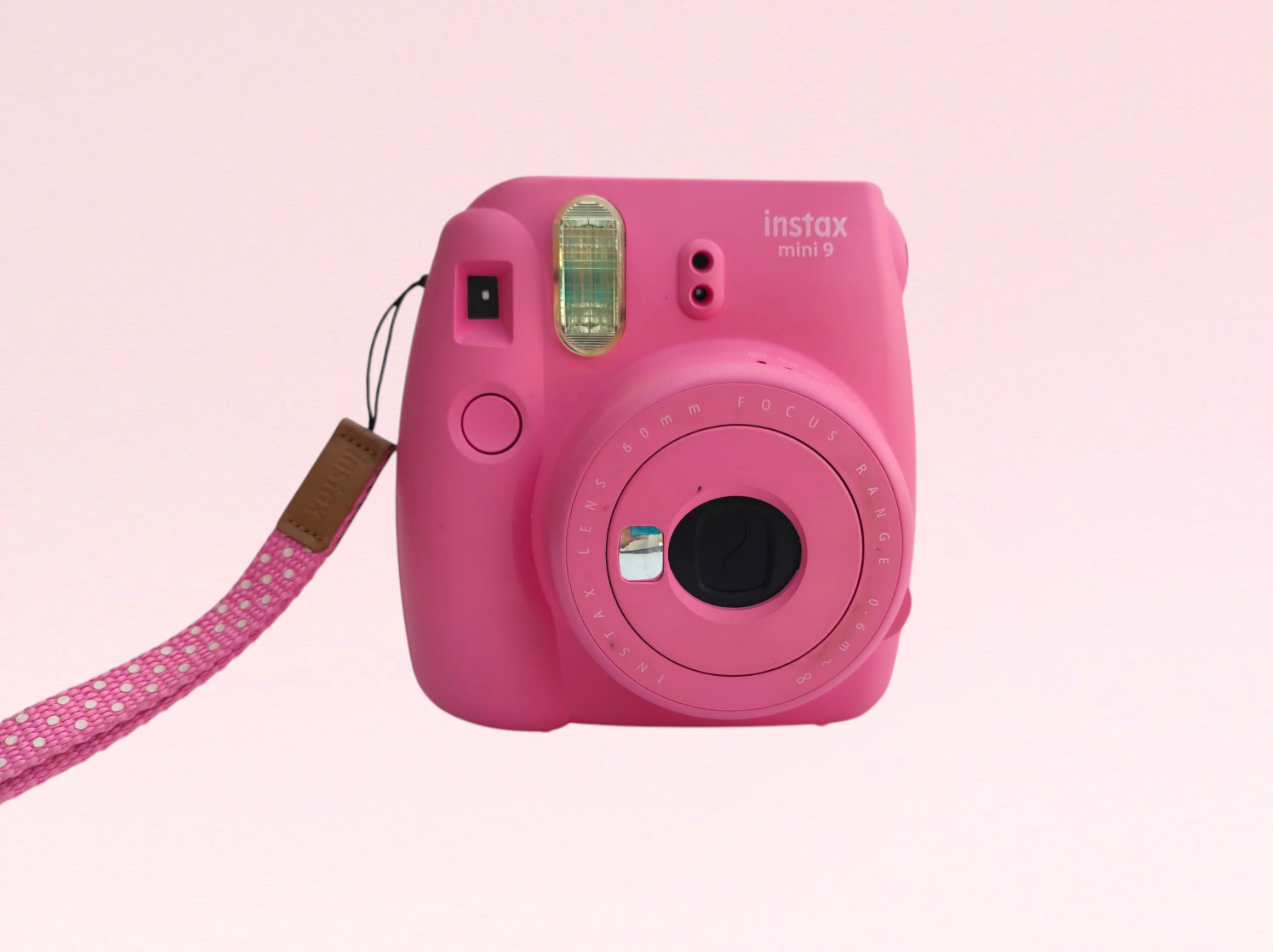 camaras y audio - Fujifilm Instax Mini 9 Rosa + Accesorios (Usada/Como Nueva) Cámara Instantánea 
 1
