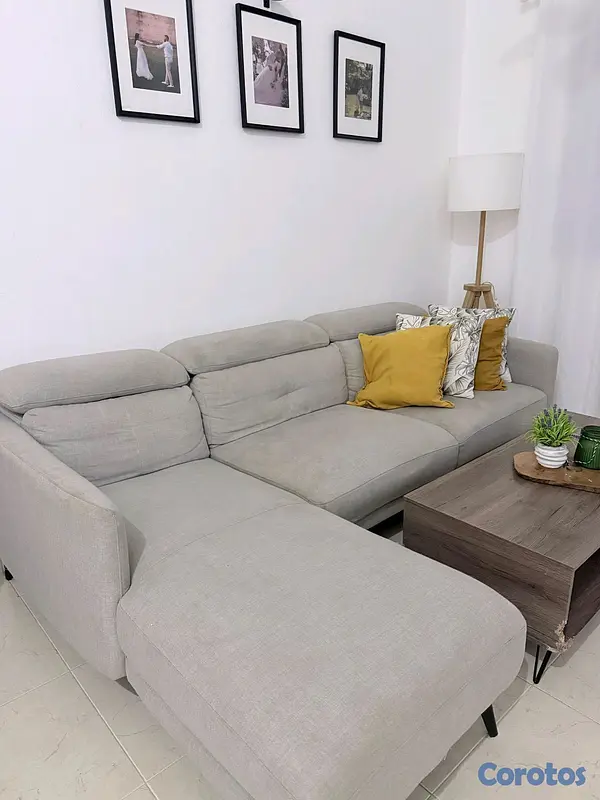 muebles y colchones - Sofa en L, Gris de Ilumel 6