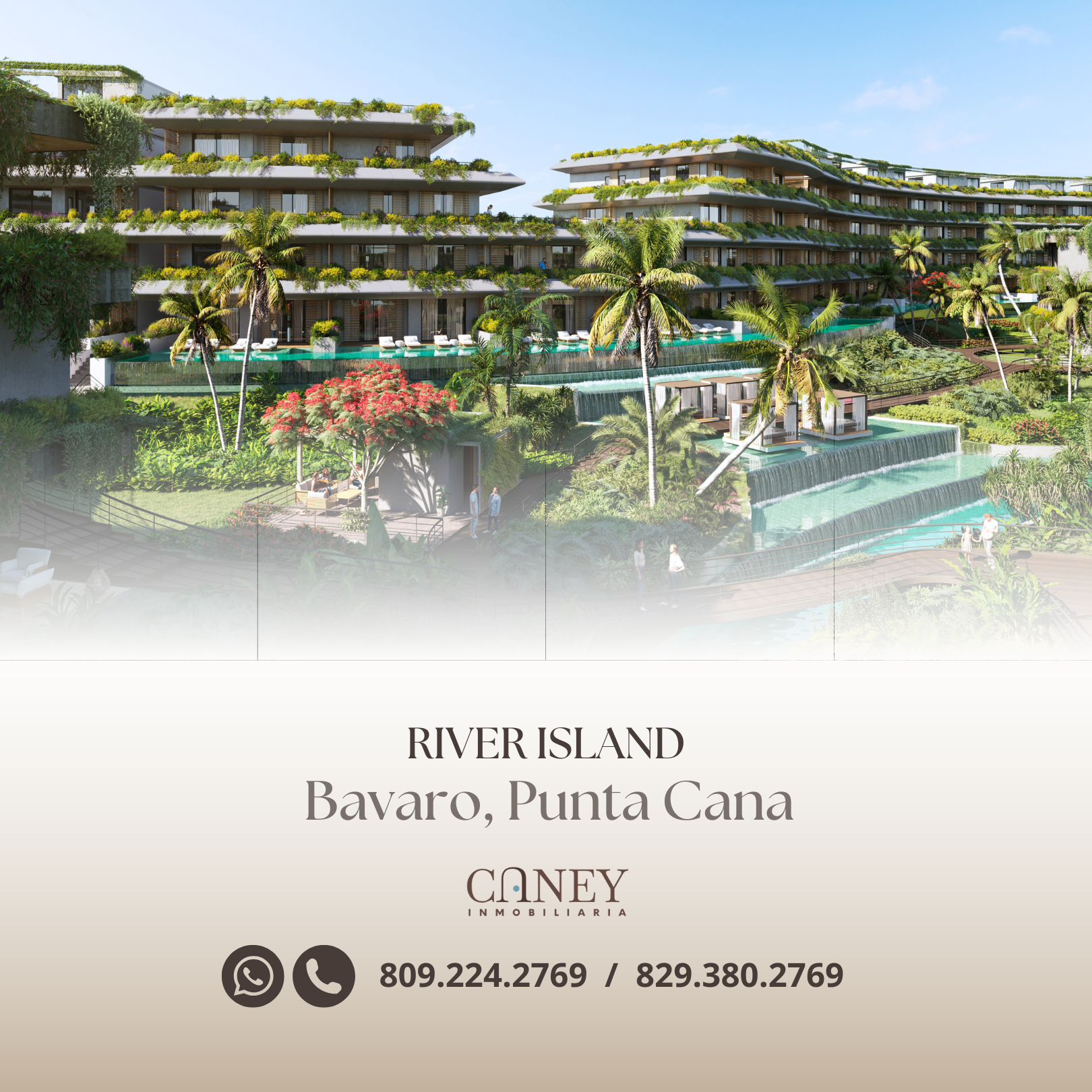 casas vacacionales y villas - RIVER ISLAND BAVARO PUNTA CANA PROYECTO DE VILLAS 1