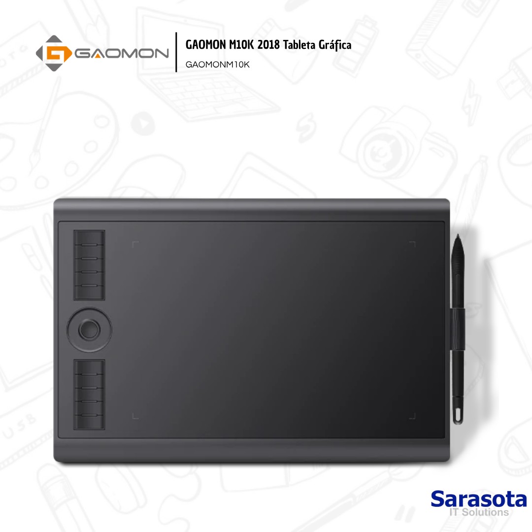accesorios para electronica - GAOMON M10K 2018 Tableta Gráfica GAOMONM10K 1