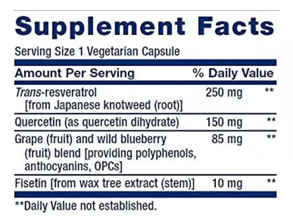 Salud y Equipamiento Médico - Resveratrol Pack 2 - 90 Capsules 2