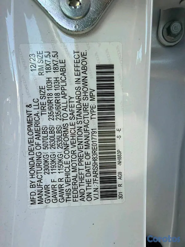 jeepetas y camionetas - HONDA CR-V 2024 SPORT-L 
 8