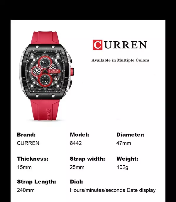 joyas, relojes y accesorios - Relojes Curren de Hombre 5