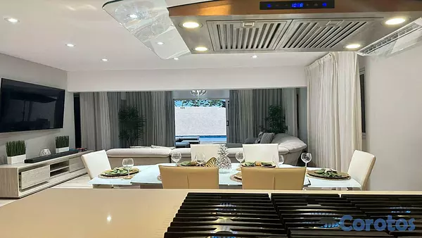 casas vacacionales y villas - Villa de 2 niveles Amueblada en venta en West Side Residences, Punta Cana 3