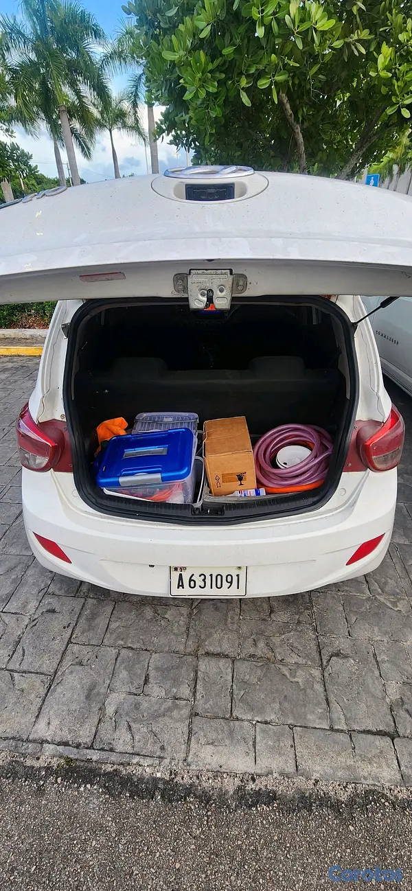 carros - Hyundai Grand i10 2015 Blanco 4