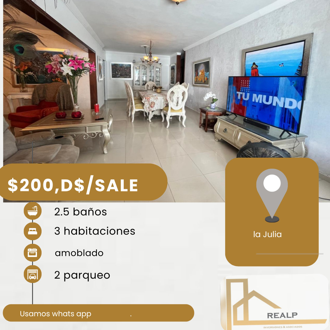 apartamentos - hermoso apartamento en la Julia 