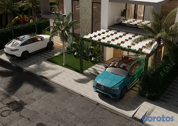 casas vacacionales y villas - Villas en Punta Cana 2 y 3 hab desde US$140,000 cerca de playas 6