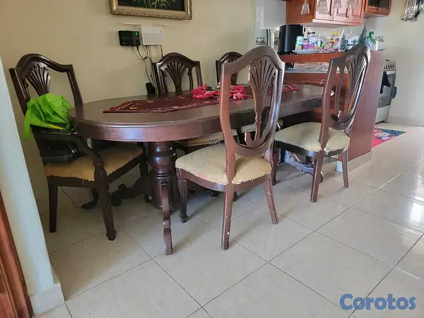 muebles y colchones - Mesa en Caoba! (Solo Mesa) 4