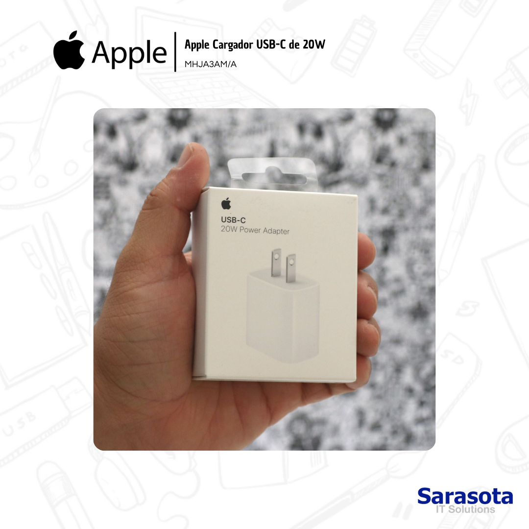 accesorios para electronica - Cargador 20W USB-C Apple MHJA3AM/A 2