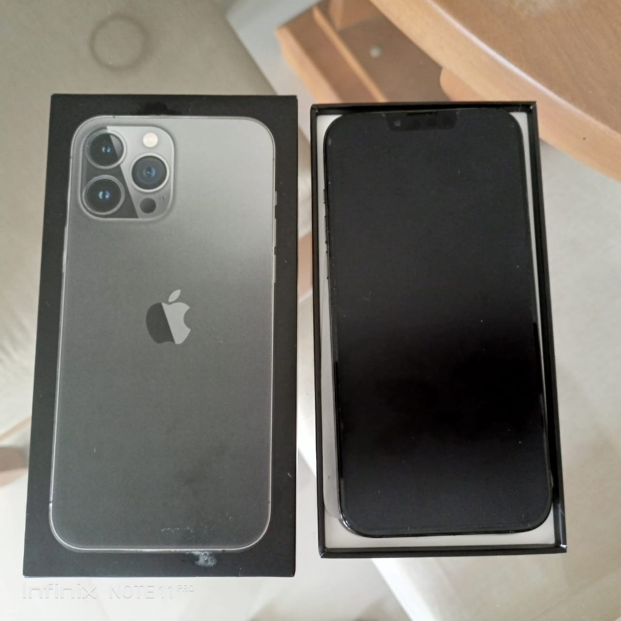 celulares y tabletas - IPhone 13 pro max 128gb negro 
 6