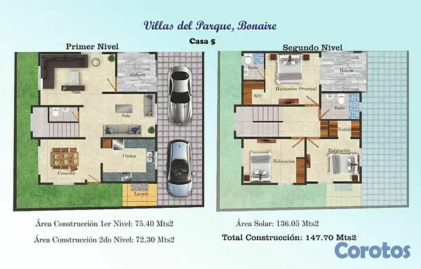 casas - Villas Bonaire, villa 5, alma rosa II 3