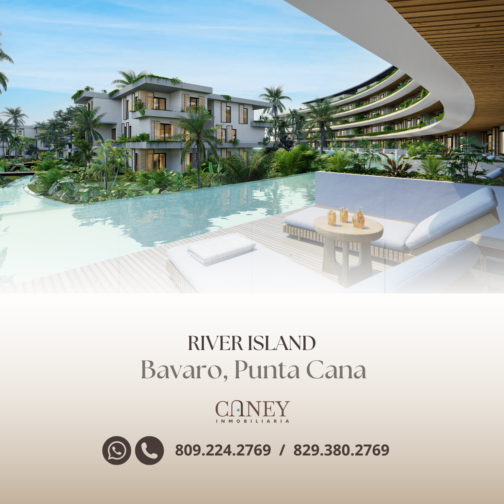 casas vacacionales y villas - RIVER ISLAND BAVARO PUNTA CANA PROYECTO DE VILLAS 3