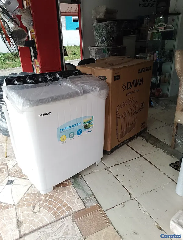 electrodomesticos - Lavadora Semi automática de Doble Tina Daiwa de 24 libras  2