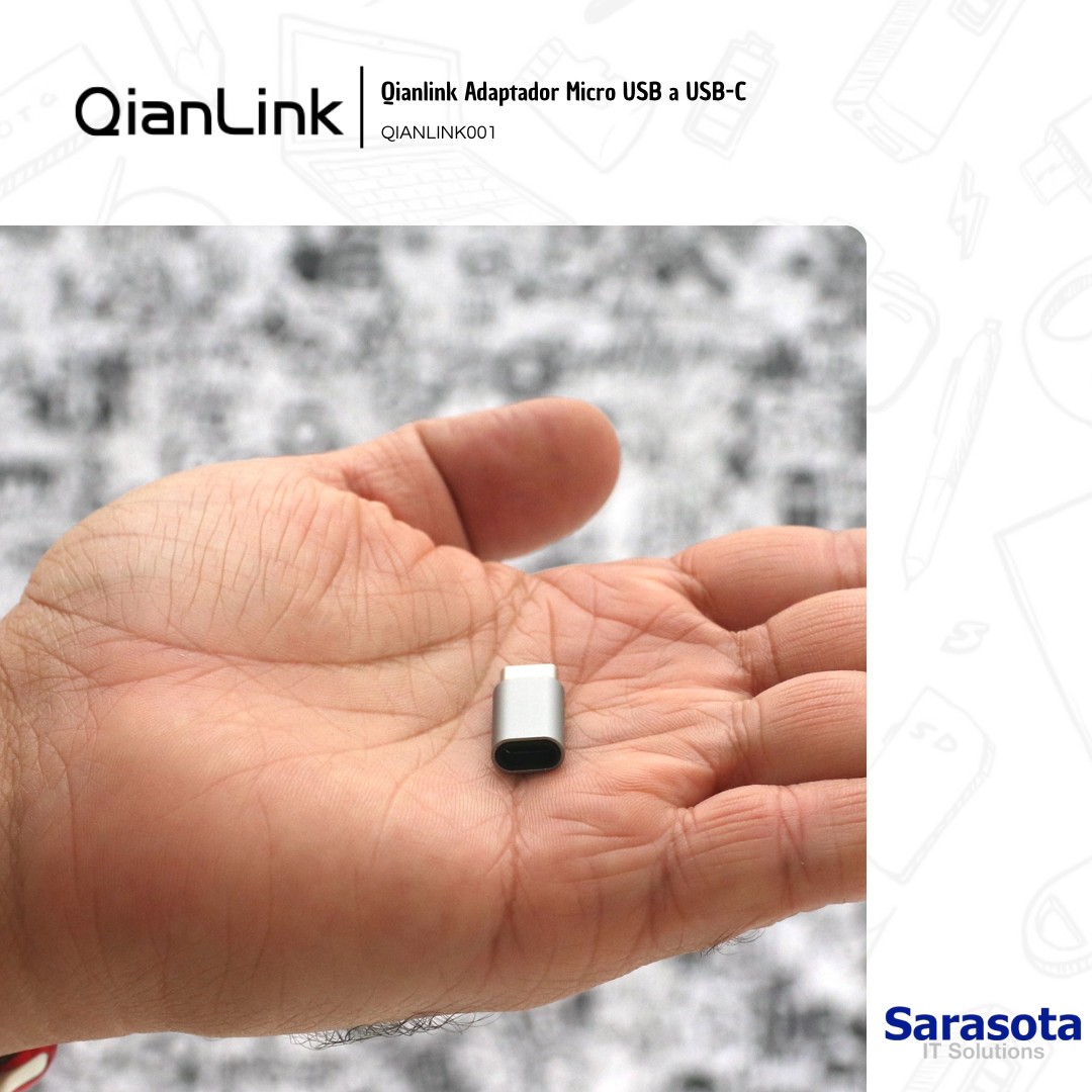 accesorios para electronica - Adaptador de microUSB a USB-C marca Qianlink 0