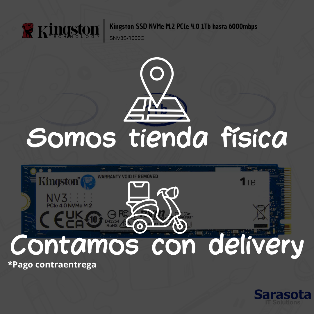 accesorios para electronica - Kingston SSD NVMe M.2 PCIe 4.0 1Tb hasta 6000mbps 1