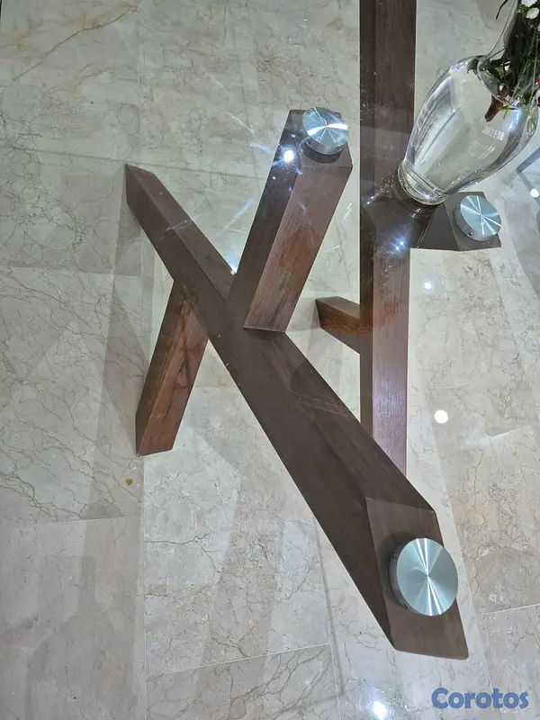 muebles y colchones - Mesa de Comedor en Cristal Capacidad 8 Personas 9