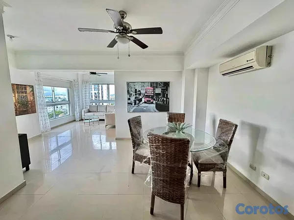 apartamentos - Apartamento amueblado en alquiler- Piantini  6