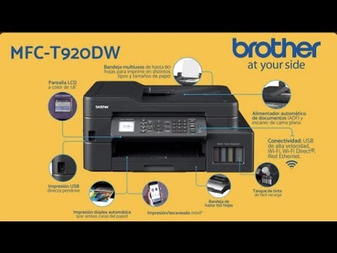 impresoras y scanners - MULTIFUNCIONAL,BROTHER INKBENEFIT TANK MFCT920DW, (ESCANER< COPIA,IMPRESORA)WI-F 0