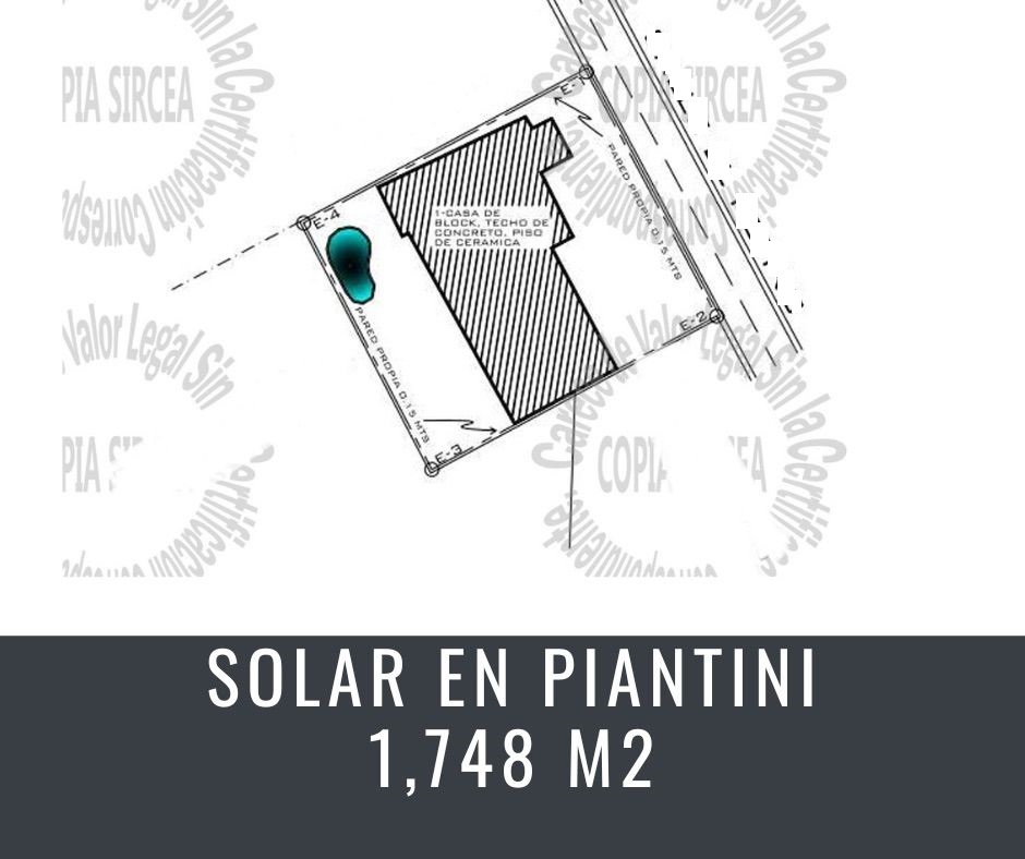 solares y terrenos - Solar en Piantini Uso de suelo 18 niveles mas pq